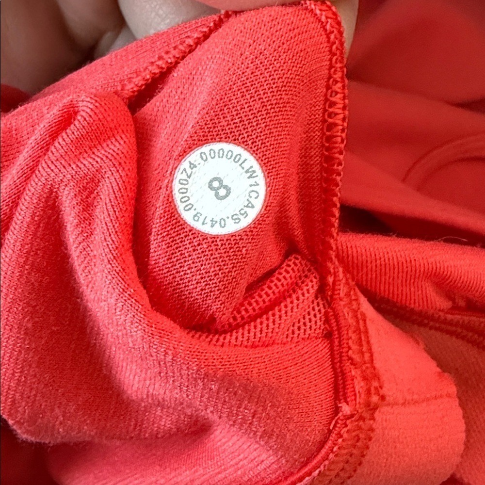 Lululemon Mastered Motion Cropped Tank Thermal Red 8 - Picture 5 of 5